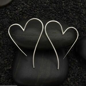 Sterling Silver Heart Earrings